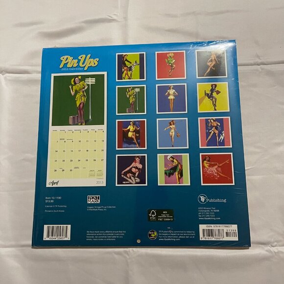 NEW 2013 Pin Up Calendar - Picture 2 of 3